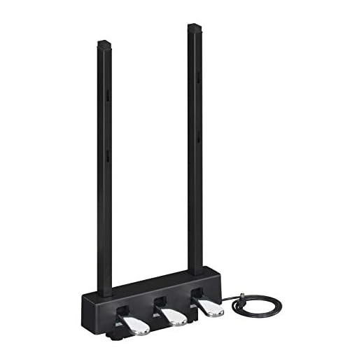 Yamaha LP-1B, Pedaliera per Pianoforte Yamaha P-125, Unità a 3 Pedali Portatile Compatibile con il Pianoforte Digitale Yamaha P-125 e P-121, Nero