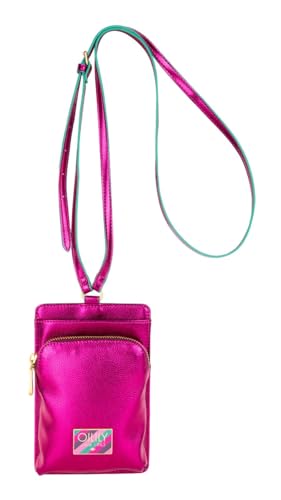 Mae Mobile Holder Pink Glow Oilily mini sacoche téléphone motif floral rose