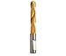 GUHRING 9011830112000 RT100 U Carbide High Performance Jobber Drill, 5xD, Coolant Fed, TiN Coated, 140 Degree SU Point, 11.2 mm Size, 118 mm Overall Length