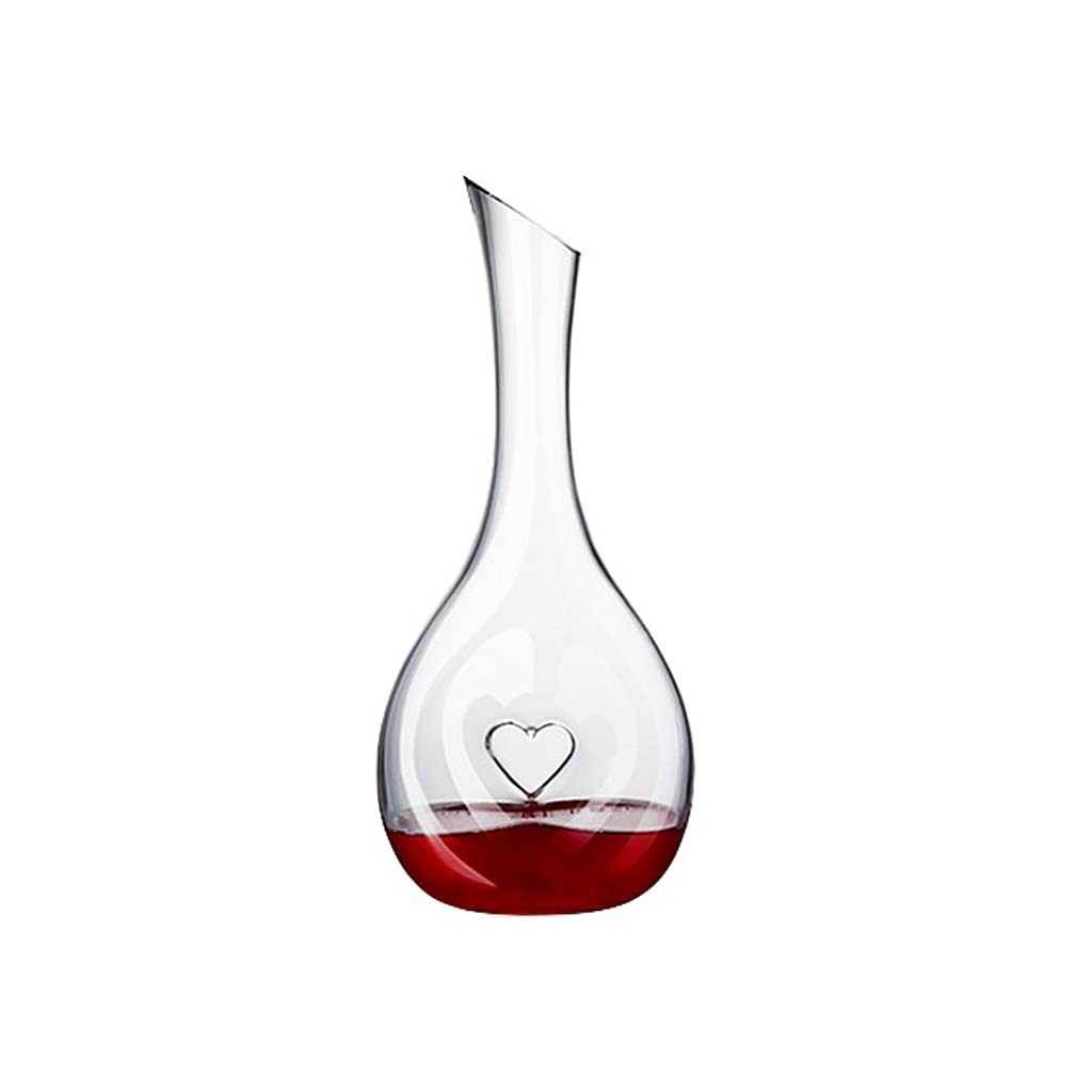 Wein Dekanter Schneller Dekanter Rotweintopf Home Kreative bleifreie Kristallglas Wein Liebe Typ Wine Pot Hotel Western Restaurant Wine Utensilien Dekantierer (Size : B)