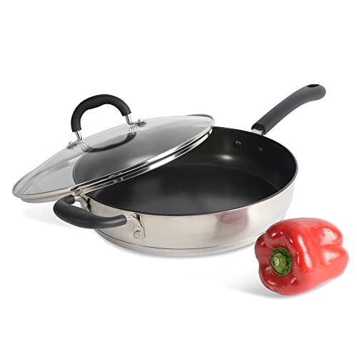 ProCook Gourmet Steel - Sauteuse Inox Induction - 28cm -