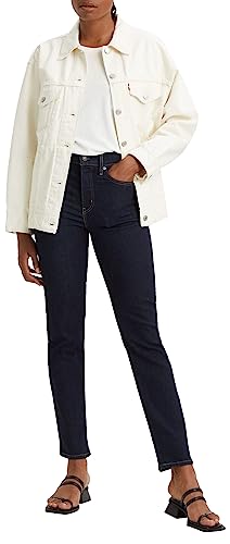 Levi's Damen 724 High Rise Straight Jean, Blue Wave Rinse, 32W / 32L