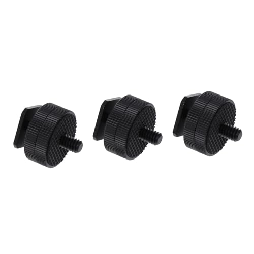 BRIGHTFUFU DSLR Camera Rig Supply Hot Shoe Mount Adapter 2-Layer Tripod Screw Adapter for Flash Shoe