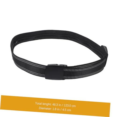 Homoyoyo Men's Fashion Waist Belt Anti-theft Money Belt Alloy Buckle Travel Stylish for Daily and Outdoors4