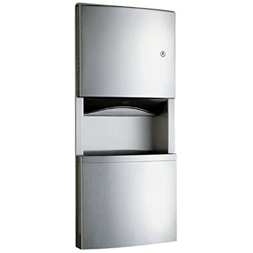 B-4369 ConturaSeries Recessed Paper Towel Dispenser/Waste Receptacle with TowelMate and LinerMate By TableTop King
