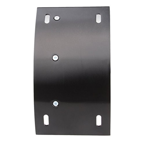 Sunpie Black Motorcycle Cured Vertical Side Mount Licese Plate Tag Holder Bracket Fits All Sport Bike #TOP3