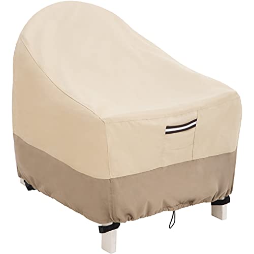 true seating concepts - YEFU Patio Chair Cover–Adirondack, Thickened 600D, New Knitting Process, Waterproof Clearance, Outdoor Patio Furniture Covers, Not Easy to Crack/Tear, for Lawn, Deck, Outdoor Seating.
