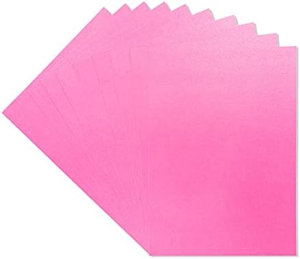 Crafter's Companion A4 Coloured Single Sided Snow White Hint of Gold  300GSM (10 Sheet Pack) -Perfect for Arts and Crafts, Printing, Card Bases & Folding-Centura Pearl, One Size