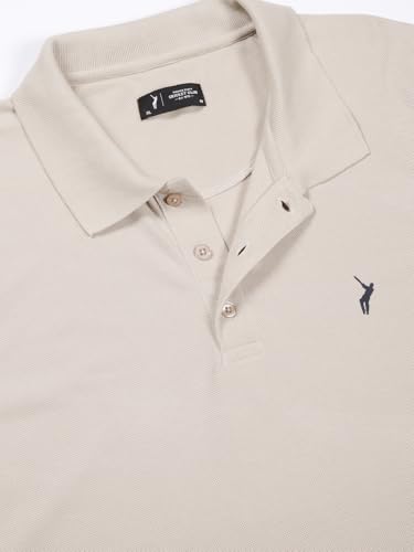 Image of Thomas Scott Men's | Solid | Full Sleeve | Regular Fit | Cotton Blend | Polo Collar | Casual Tshirt