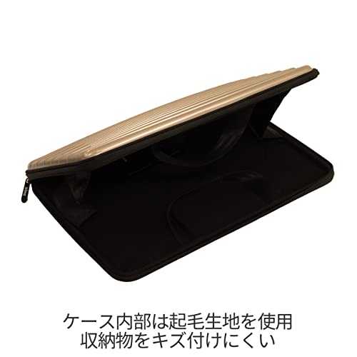 KING パソコンケース PCケース セミハード 13インチ ゴールド A-SCLP-13 GD