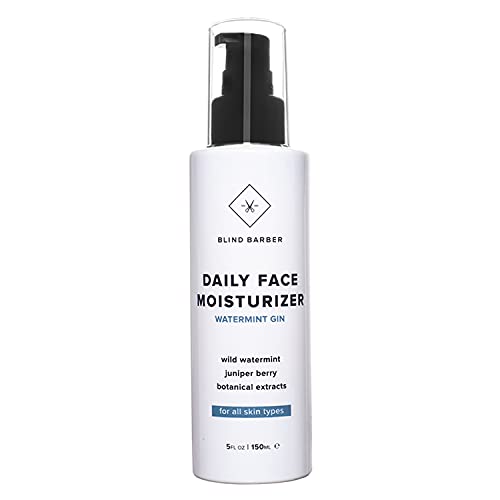 Blind Barber Daily Face Moisturizer - Daily Face Cream & Aftershave Lotion for Dry Skin - Skincare for Men - Good for All Skin Types (5oz / 150ml)