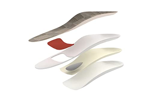 Semelles orthopédiques KINGMED avec amorti avant-pied motif carreaux
