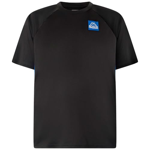 Kappa Camiseta negra Guty para hombre, Talla S