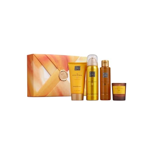 RITUALS Geschenkset The Ritual of Mehr S - 4 Heim- und Hautpflegeprodukte angereichert mit s&uuml;&szlig;er Orange und Zedernholz - Bade-Geschenkbox mit energetisierenden Eigenschaften