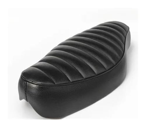 Housse de coussin moto pour siège simple et double protection confort noir