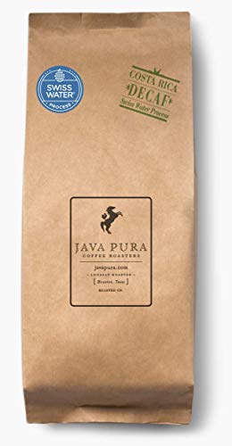 Java Pura Café En Grano Descafeinado Tostado Medio 12 oz miniatura 1