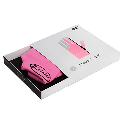 KAMUI Billiard Glove - Quickdry - for Left Hand (Pink, X-Large)