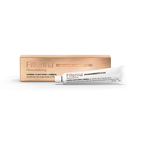 Fillerina Biorevitalizing Long Lasting - Crema para contorno de labios, efecto rellenador, antiedad, grado 3, 15 ml