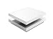 Produktbild Robas Lund Couchtisch Wohnzimmertisch Weiß Hochglanz drehbar 360°, Hugo BxHxT 75 x 30 x 75 cm