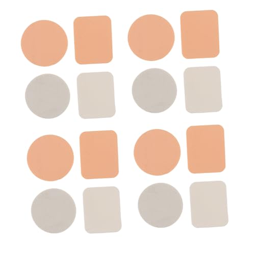 IWOWHERO 20Pcs Dual Color Makeup Sponge Soft Facial Sponges for Foundation Blusher and Concealer Versatile Wet Dry Use Skin Friendly and Durable for Effortless Application