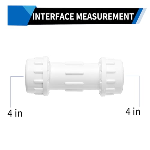 Cople de PVC de 4 pulgadas 28 Imagen adicional