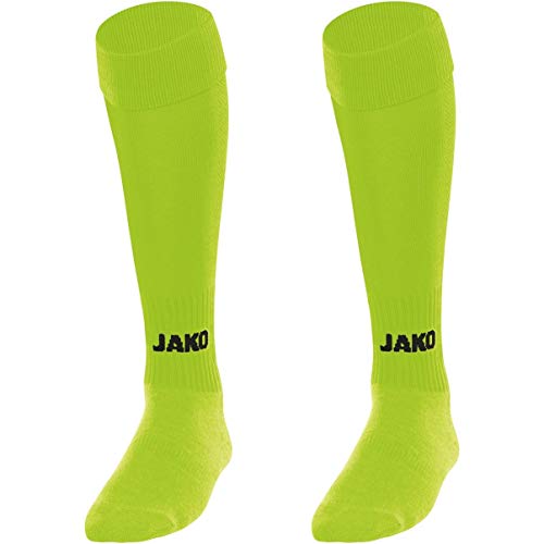 JAKO - Chaussettes Glasgow 2.0, Mixte, Néon Vert, 39-42