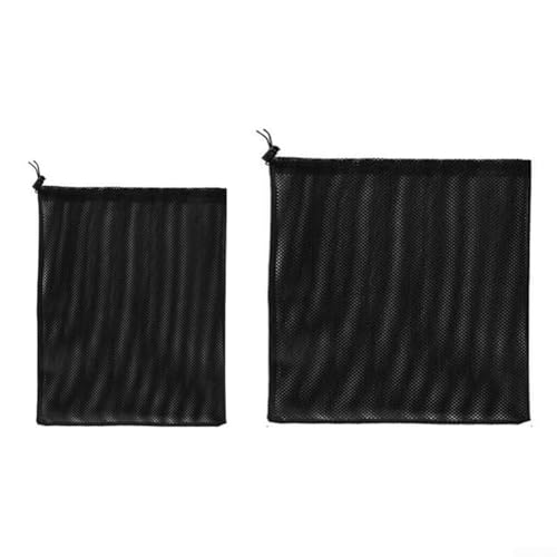2 bolsas filtro de malla para bomba de estanque, 31x41 cm miniatura 1