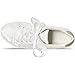 Imagen de JIAJIA 8833 Zapatos de Boda Nupcial Zapatillas Pisos Novia Tenis Zapatos Cordón Zapatillas Color Marfil