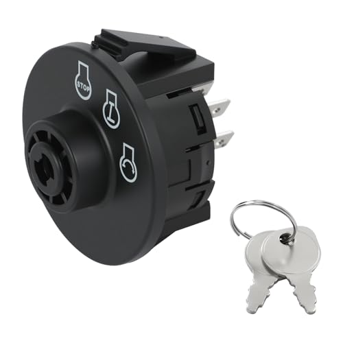 117-2221 Lawn Mowers Ignition Switch, with 2 Keys 3 Position