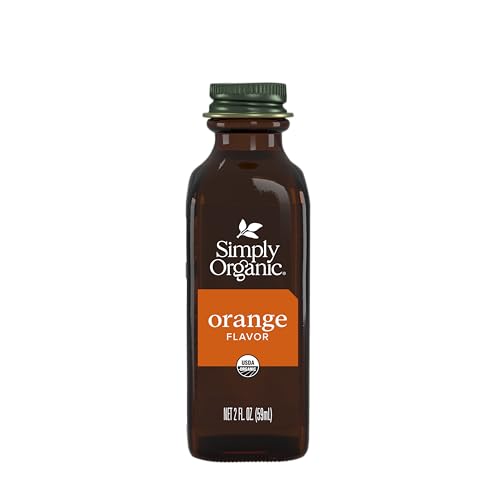 Simply Organic Orange Flavor, 2 Ounce Glass Jar, Tart Citrus