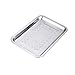 1 szt. forma do pieczenia płaska stal nierdzewna taca do serwowania taca blacha do piekarnika tostera pieczenia 32 x 22 cm