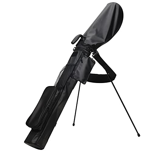 Craftsman Golf Lightweight Carry Sunday Bag With Stand Multicolor Perfect For Driving Range ,Par 3 Course (Black) #TOP25