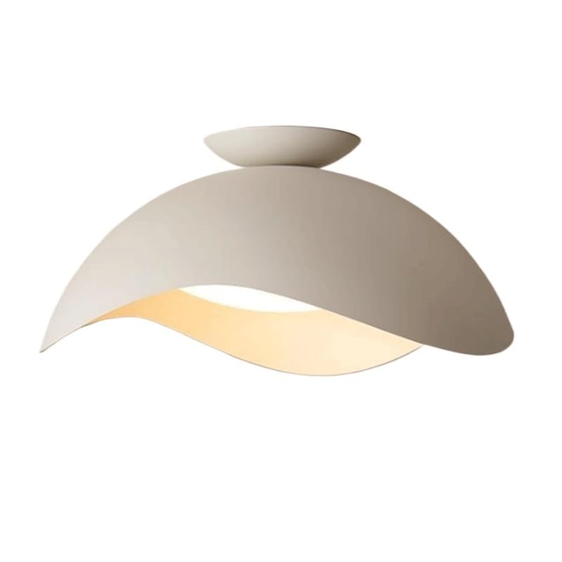Plafonnier LED design minimaliste en fer mat et acrylique haut de gamme