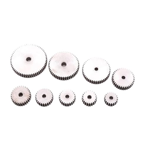 Bevel Gear Pinion Hardware Mechanical 1pcs 1 Module Spur Gear 12 13 14 15 16 17 18 19 20 21 22 23 24 25 26 27 Teeth Steel Metal Transmission Gear(12T OD14mm)