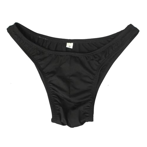 Men's Bodybuilding Posing Trunks 、Fitness Shorts(Black_M)