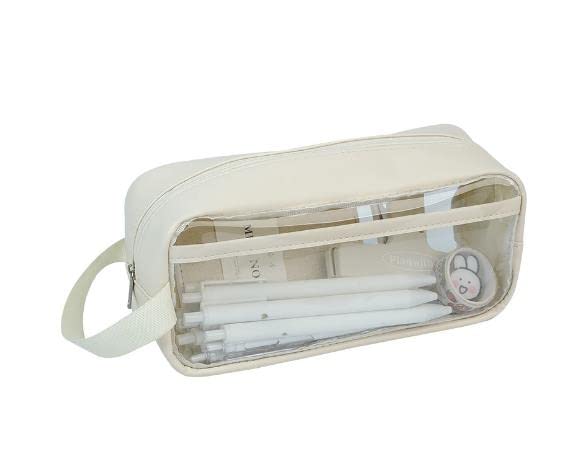 Amazon | Weishan ペンケース 大容量 文具ケース 筆箱 透明 おしゃれ