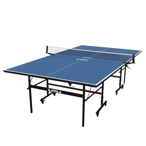 JOOLA Inside 13 - Professional MDF Indoor Table Tennis Table with Quick Clamp Ping Pong Net and Post Set - 10 Minute Easy Assembly - Ping Pong Table with Single Player Playback Mode