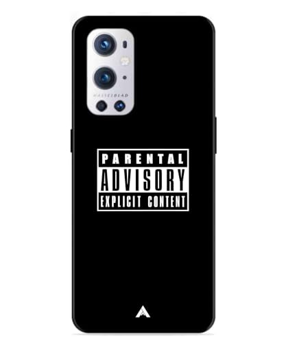 Image of Premium Explicit Case for Oneplus 9 Pro Soft-Touch Metal TPU Back Cover, Shockproof, Designer, Aesthetic Mobile Phone Case (Glossy Finish)