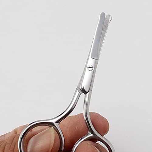 Craft Scissors 1 Pcs Stainless Steel Eyebrow Scissor Eyebrow Trimmer Eyebrow Eyelashes Nose Hair Scissor Manicure Scissors Cutter Nail Tools Scissors