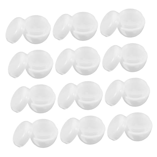 VALICLUD 12Piezas Frascos de Plástico para Cosméticos Recargables con Tapa Contenedores para Lociones para Almacenamiento de Maquillaje