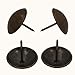 Amanaote Metal 1” Diameter Antique Brass Hardware Upholstery Clavos Decorative Nails Tacks(Pack Of 30)