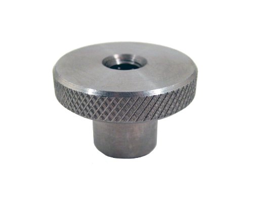 JW Winco Stainless Steel 303 Round Clamping Tapped Knob, Knurled, Threaded Through Hole, 1/4"-20 Thread Size x 3/4" Thread Depth, 1" Head Diameter (Pack of 1) #1