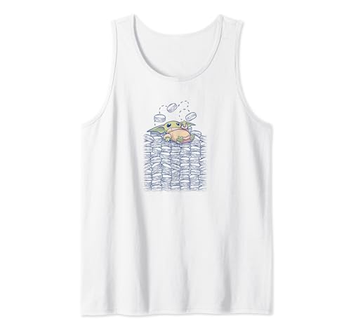Grogu Cookie Stack Tank Top idéal pour un été de pop culture décontracté