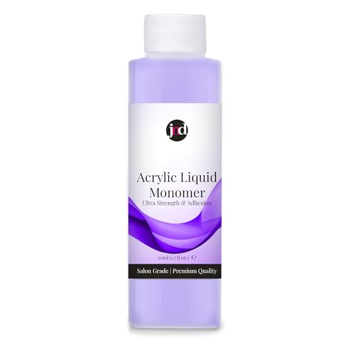 JND Acrylic Liquid Monomer Professional Salon Quality Acrylic Nails Extensions Nail Art (50ml Purple)