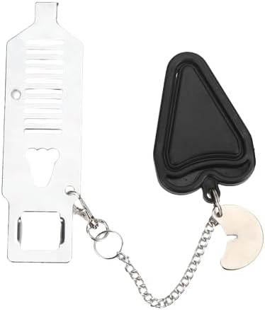 Miniatura 1 de Cerradura de seguridad para el hogar, cerradura de bloqueo de viaje para seguridad y privacidad adicionales, cerradura de puerta portátil,