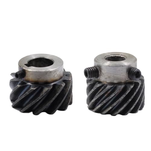 Engrenage hélicoïdal 1m 18 dents en acier 45# avec trou de 8mm