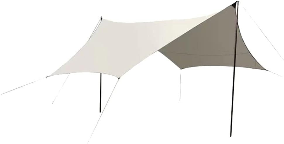 Tent Tarp Camping Tarp Sun Canopy Outdoor Waterproof Sun Shade Camping Picnic Portable Canopy Tent Tent Tarp (Color : B)