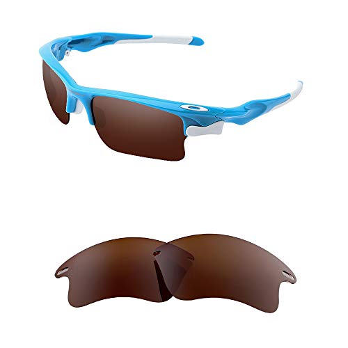 Image of Polarized Replacement Lenses for Oakley Fast Jacket XL Sunglasses-Multi Options,with Lens Cloth