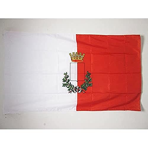 Az Flag Bandiera Bari 150X90Cm - Bandiera Bari In Puglia 90 X 150 Cm Foro Per Asta