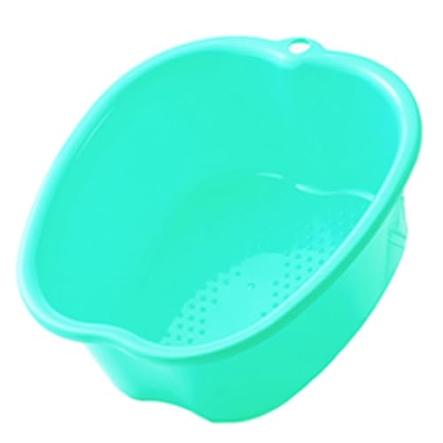 Bañera de pies grande de plástico espeso color menta miniatura 1